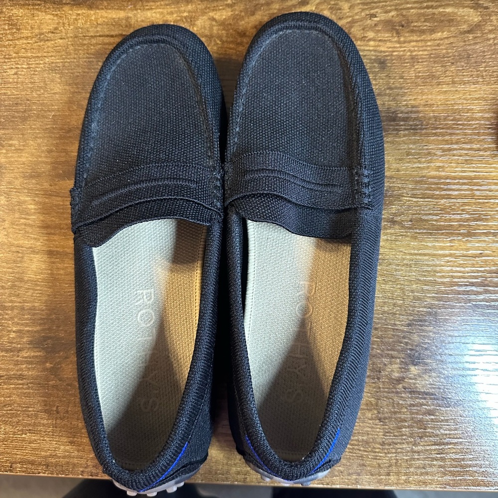 Rothy's Women’s Black Driver Loafers size 9